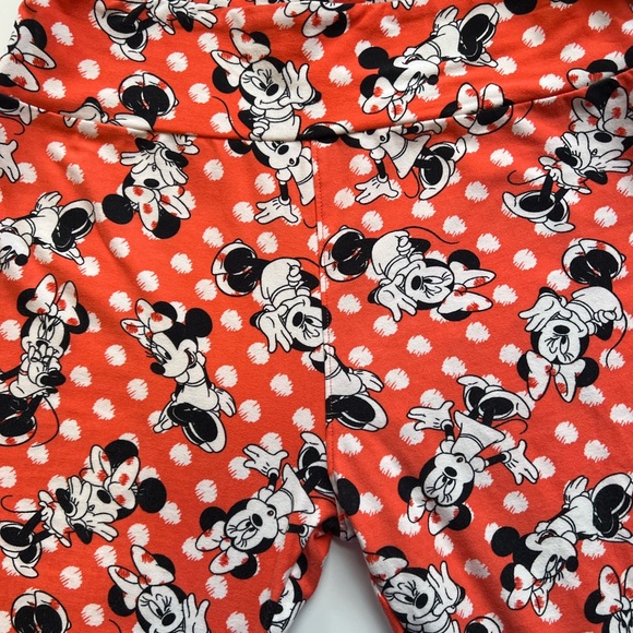 Make offer! 2 LuLaRoe Disney Minnie Mouse soft leggings bundle - Picture 4 of 9